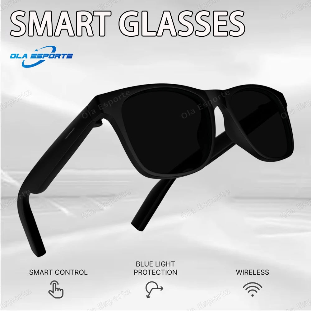New Camera Control Smart Glasses 2025 Music Sunglasses Headphones Wireless Bluetooth Call Headset HIFI Audio Glasses For Android