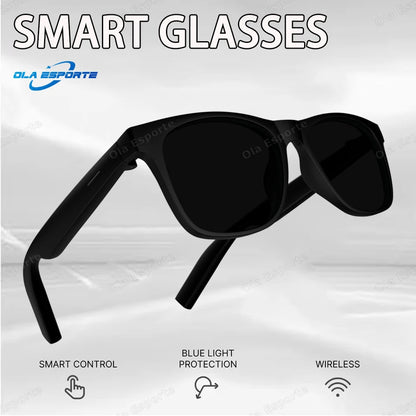 New Camera Control Smart Glasses 2025 Music Sunglasses Headphones Wireless Bluetooth Call Headset HIFI Audio Glasses For Android