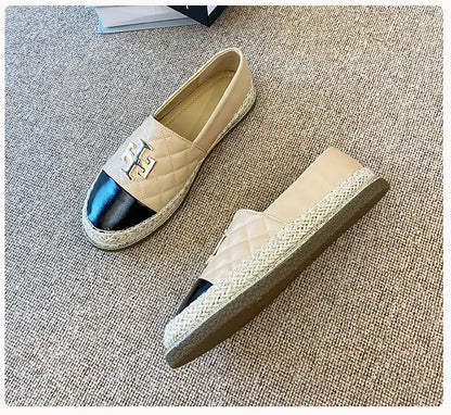 New Fashion Women Slip-on Loafers Girl Flat Leather Casual Shoes Street Round Toe Boat Shoes