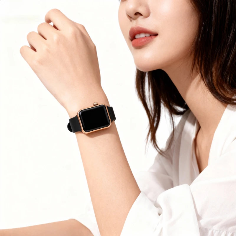 Simple Digital Watches for Woman Electronic Square Sport LED Men's Wristwatch Fashion Casual Silicone Ladies Clock Reloj Mujer