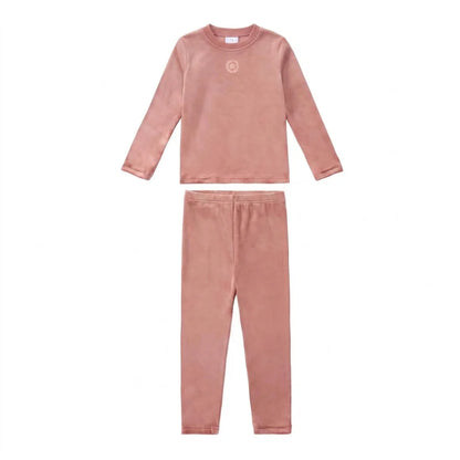 AP AW26 Friday Night Collection Boy Girl Velour With Jersey Fabric Family Matching Clothing Maxi Dress Set Clothes
