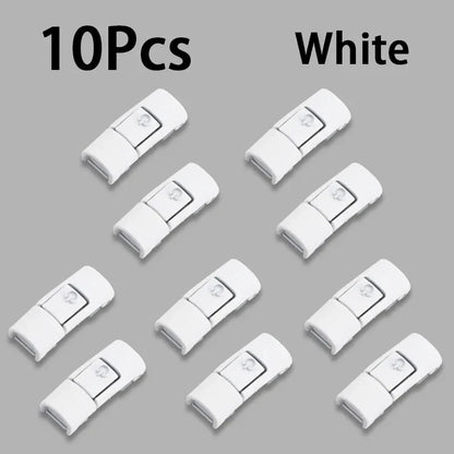 Switches Colorful Metal Buckle No Tie Shoe Laces Press Lock Shoelaces Without Ties Elastic Flat Shoelace Sneaker Kids Adult