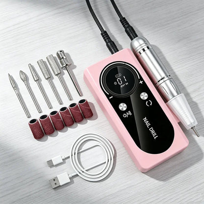 Professional Nail Drill Nail Grinder Set Manicure Cutter Nail Equipment Nail Supplies Home Use Electric Nail Drill Machine