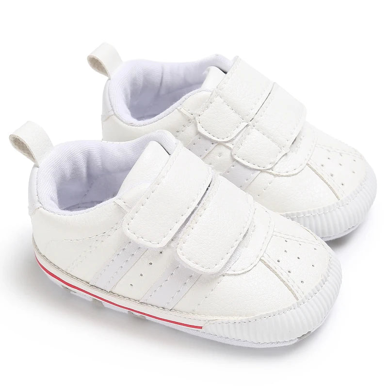 Baby Boys Girls Spring Autumn Shoes 0-1 Year First Walker Fashion Striped Rubber Soles Casual Sports Newborn