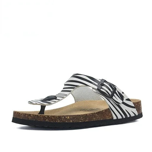 Fashion Women Slippers Flip Flops Summer Beach Cork Shoes Slides Girls Flats Sandals Casual Slippers Shoes Plus Size 35-45