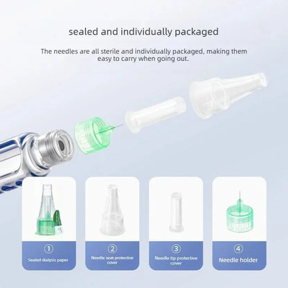 Disposable Insulin Pen Needles 4/5/6/8mm 31G 32G Universal for Insulin Injection Pens Sterile Single Use Fine Needle Accessories