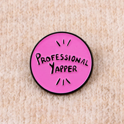 "One Day,We Will Wake Up To His Obituary" Enamel Pin Cartoon Skeleton Women's Brooches Fashion Lapel Badges Jewelry Friends Gift