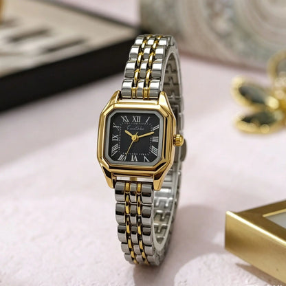 Roman Dial Small Square Watch for Women Fashion Quartz Watches Luxury Gift Wristwatches Wholesale Gold Watch Relojes Para Mujer