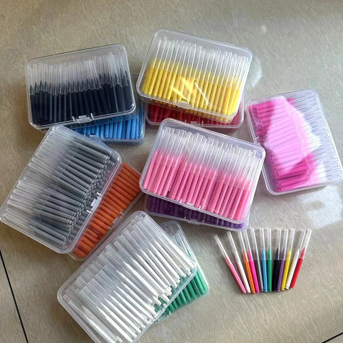 100 Pcsbox Interdental Brushes Health Care Tooth Escova Interdental Cleaners Orthodontic Dental Teeth Brush Oral Hygiene Tool