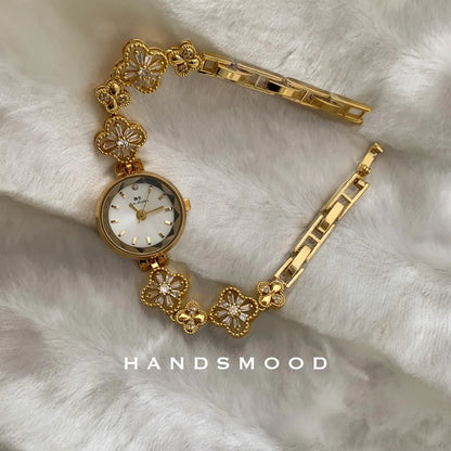 2025 new new vintage women's watches leather design bracelet fashion retro elegant quartz watches for women