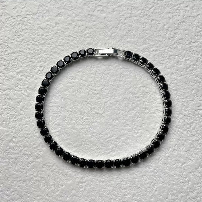 MxGxFam ( 19 cm 17 cm x 4 mm ) Promotion Gold Plated 18 k Multiple Colors Powder Zirconia Bracelet For Women Fashion Jewelry