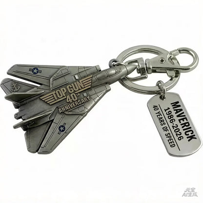 In Stock Top Gun 40th Anniversary Keychain Pilot Duck Cosplay Collectible Figurine 2026 Movie Fan Exclusive Gift