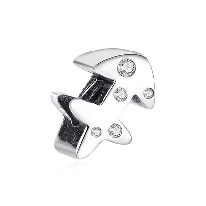 Original 925 Sterling Silver Charms Beads 12 Zodiac A-Z Letters Virgo Aries Fit Brand Bracelets Necklaces Jewelry For Women