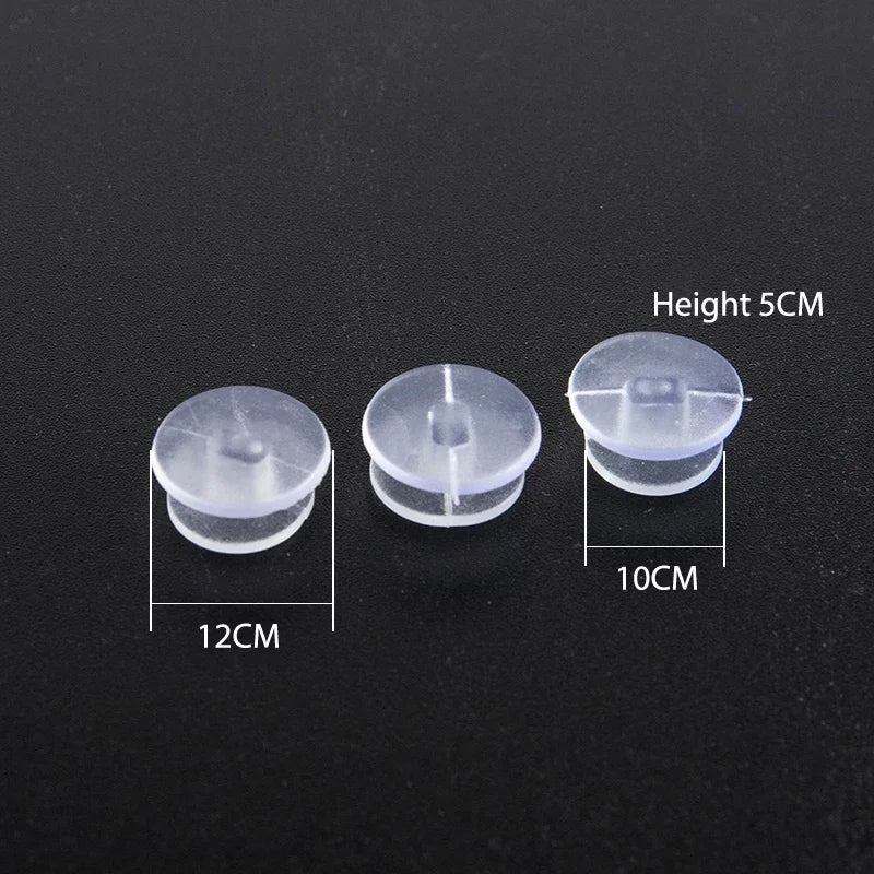 25Pcs Transparent Buttons Accessories For DIY Sandal Shoe Charms Decor