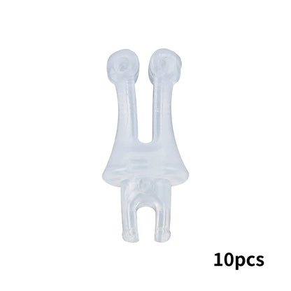 10pcs/lot Right Grand PTFE Flexible Replacement Clips for Piercing Jewelry Display