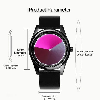 Fashionable Colorful Creative Women's Watch Unique Design Quartz Watch Exquisite Luxurious Holiday Gift