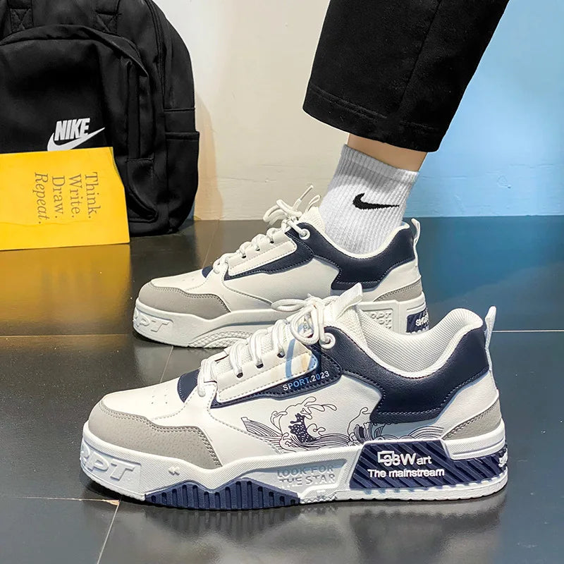 Skateboarding Shoes for Men Male Running Breathable Sports Board White Shoes Sneakers Men Shoes Brand Casual Shoes for Men