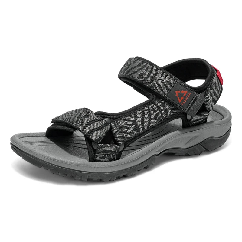 Classic Men's Hiking Sport Sandals Lightweight Leisure Beach Shoes Summer Open-Toe Breathable Travel Walking Sandials