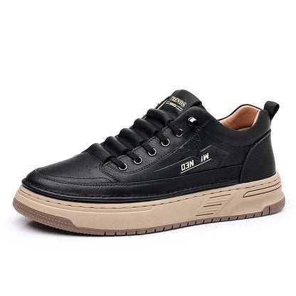 Trendy Men's Casual Shoes Simple Men's Retro Genuine Leather Shoes Elegant Formal  Commuter Work Shoes Free Delivery Loafers