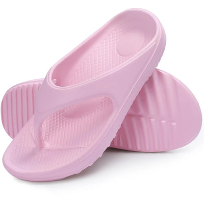 Evshine Women Orthopedic Sandals Flip Flops With Arch Support Men Non-slip Bath Shower Slippers Unisex Fashion House Slippers