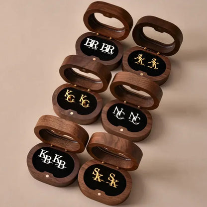 Customized Groom Cufflinks, Groom Gifts, Men's Personalized First Letter Cufflinks, Stainless Steel Jewelry Best Man Gifts