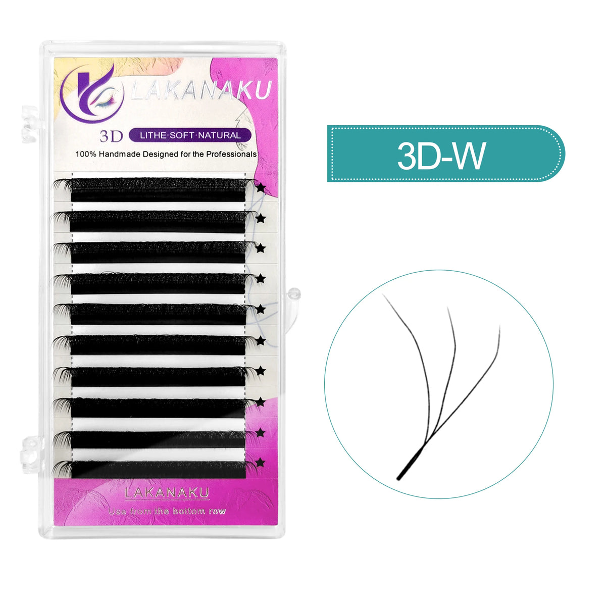 LAKANAKU YY/3D/4D/5D/6D W Clover Eyelashes Extension Cilios Extensiones De Pestañas Premade Fans Eyelash Extensions Volume