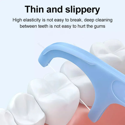 SOOCAS Professional Dental Flosser Ergonomic Design Safe Food Grade Teeth Stick Tooth Picks 50Pcs/Box Tooth Pick