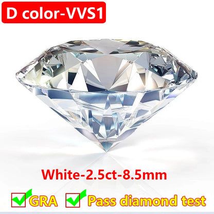 [ Free Sample ] Lab-grown Diamond Moissanite Diamond Stone 0.7mm-30ct Premium Loose Moissanite Stone Factory Quality D Color