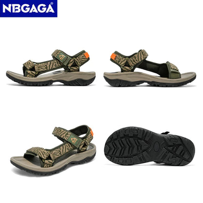 Classic Men's Hiking Sport Sandals Lightweight Leisure Beach Shoes Summer Open-Toe Breathable Travel Walking Sandials