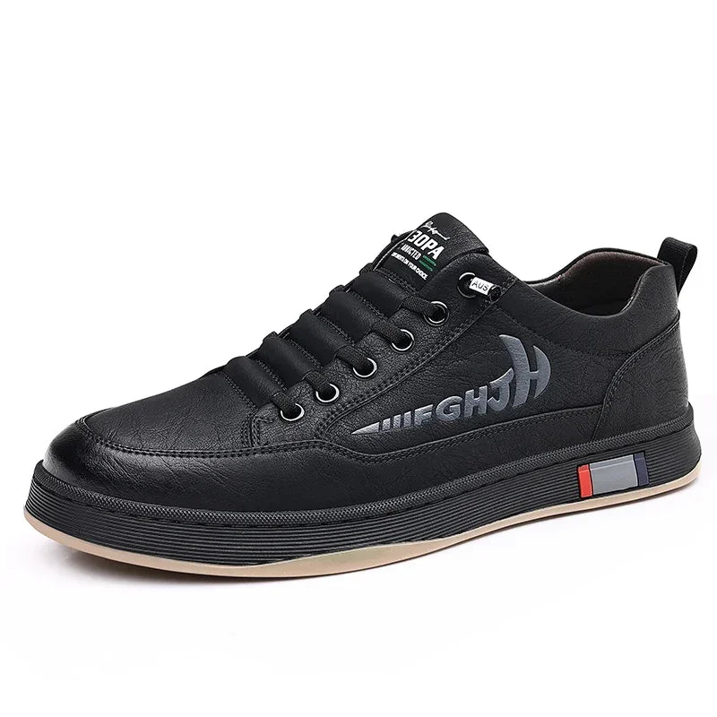 Trendy Men's Casual Shoes Simple Men's Retro Genuine Leather Shoes Elegant Formal  Commuter Work Shoes Free Delivery Loafers
