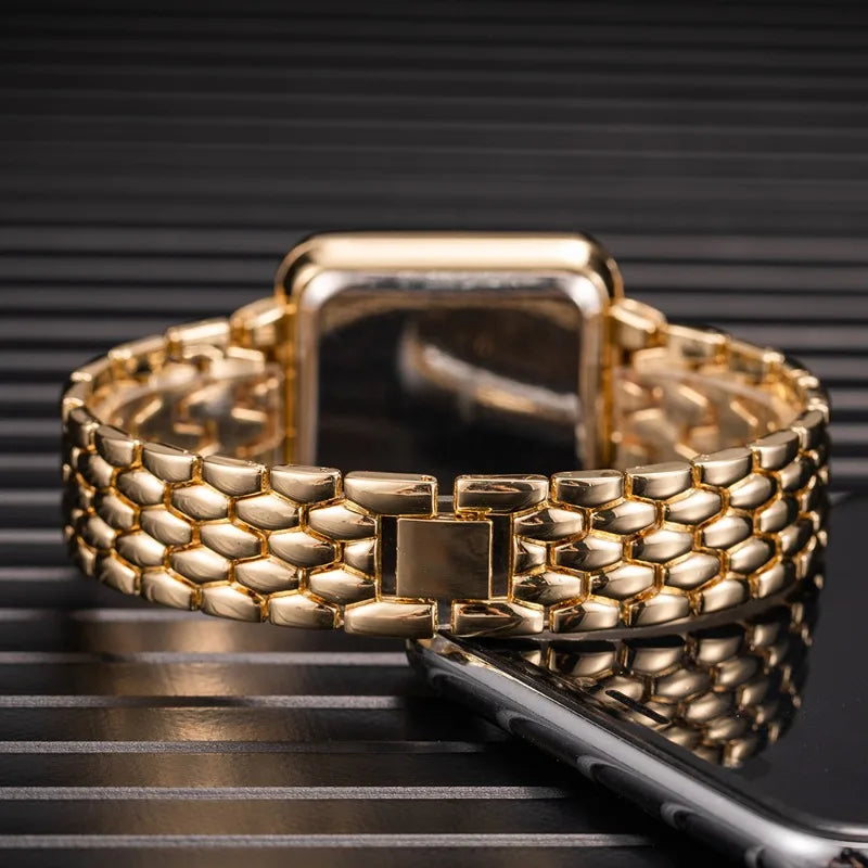 Luxury Diamond Digital Watches for Woman Simple Touch Screen Women LED Watch Fashion Steel Strap Ladies Watch Gift Reloj Mujer
