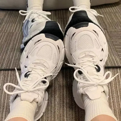 Women's White Luxary Sneakers 2026 Mesh Breathable Shoes for Women Summer Sports Running Casual Ladies Fitness Vulcanize Shoes