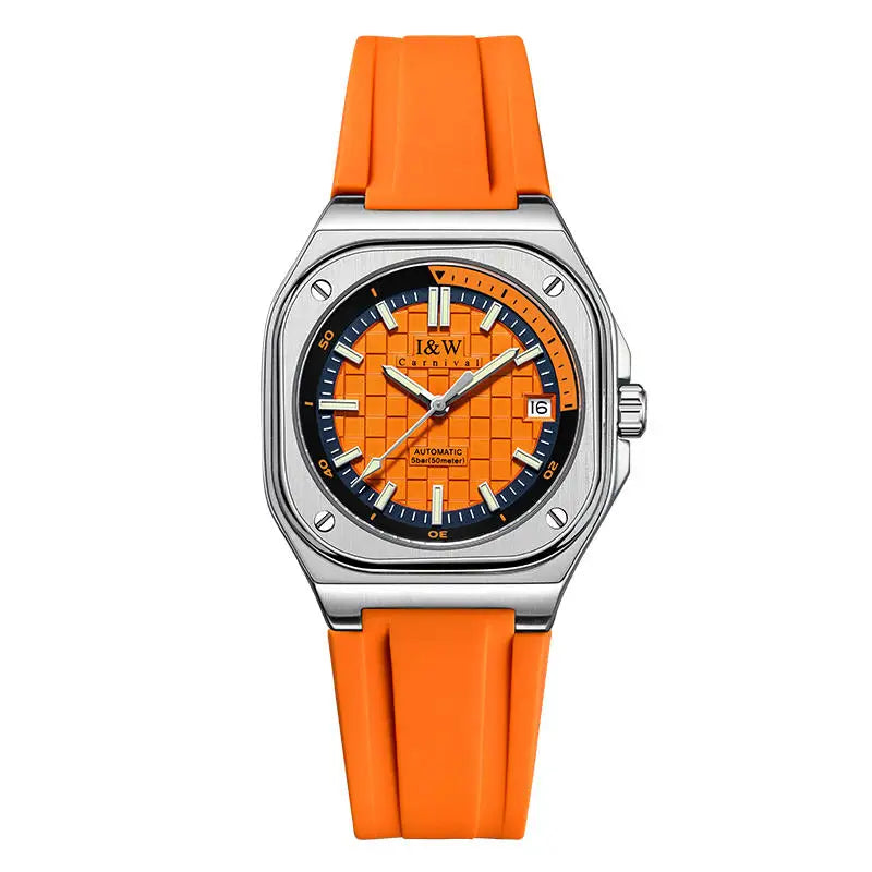 Switzerland I&W CARNIVAL Luxury Brand MIYOTA Automatic Mechanical Women's Watches Sapphire Waterproof Luminous Hands Clock 673L
