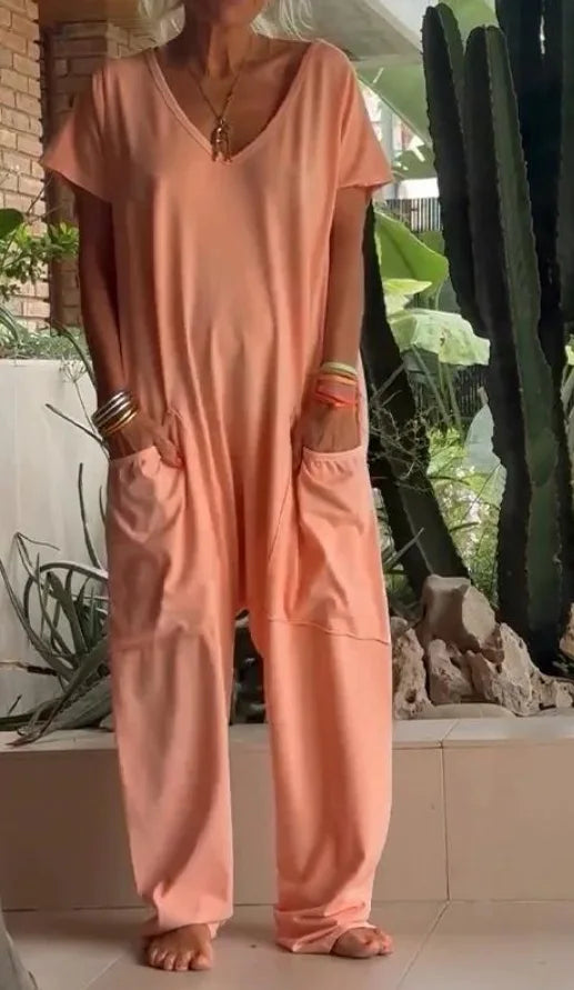 Jumpsuits Woman 2024 Spaghetti Strap Loose Elegante Playsuit Pantalones Informales Jumpsuit Women Summer Wide Leg Long Pants