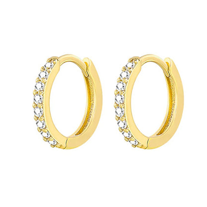 2Pcs Rainbow Little Huggies Stainless Steel Hoop Earrings Girl Tiny Rings Cartilage Small Helix Piercing Tragus Circle Men Hoops
