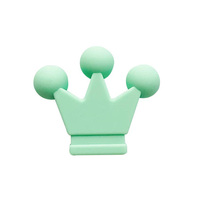 10pcs Food Grade Crown Silicone Beads Baby Teething Toys  Silicone DIY Pacifier Chain Pendant Accessories Baby Teethers