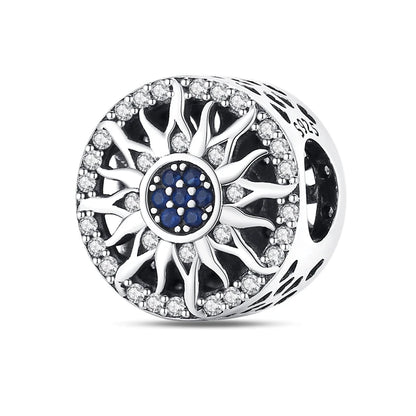 100% Real 925 Silver Classic Devil's Eye Charms Beads For Women Fit Original Qikaola Bracelets Fine DIY Jewelry Making