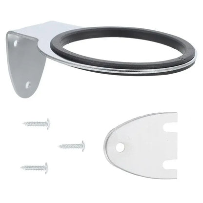 Wall Mount Hair Dryer Holder Electric Stand Stainless Steel Care Barbershop Wall-mounted Rack Salon For Home Bathroom Organizer