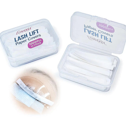 Lomansa Eyelash Perm Covering Paper Keratin Eyelash Lifting Film Press Paper Eyelash Pressing Paper Curling Fixing Eyelash Tool