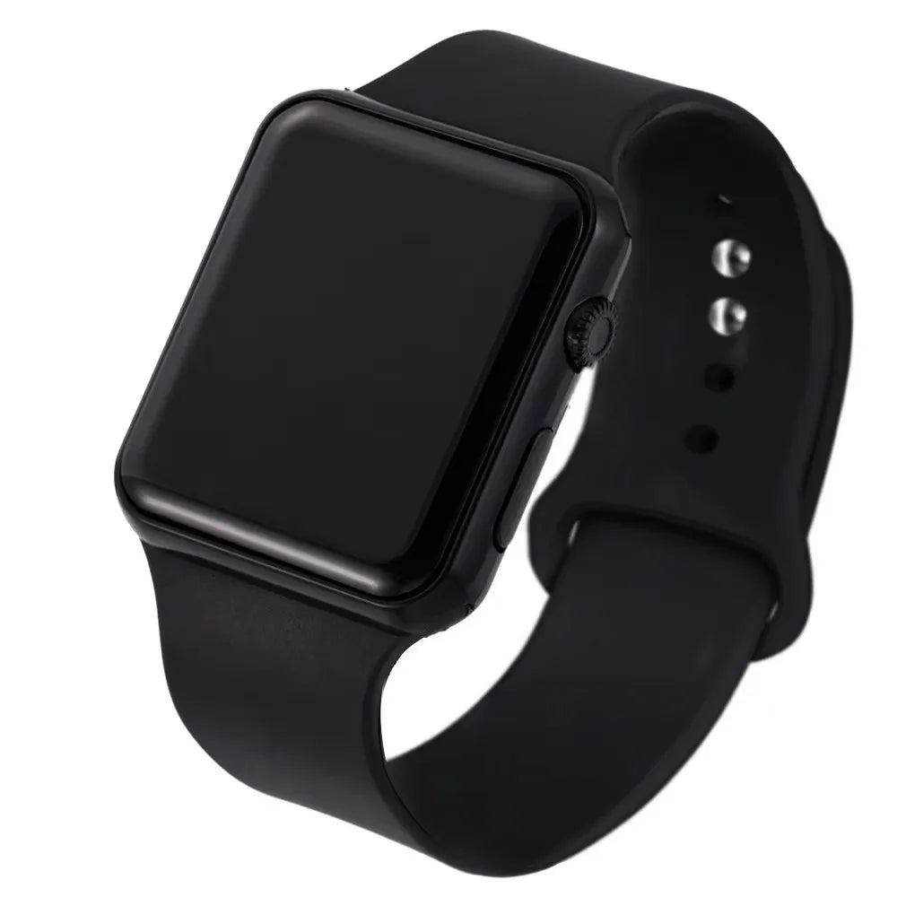 Simple Digital Watches for Woman Electronic Square Sport LED Men's Wristwatch Fashion Casual Silicone Ladies Clock Reloj Mujer