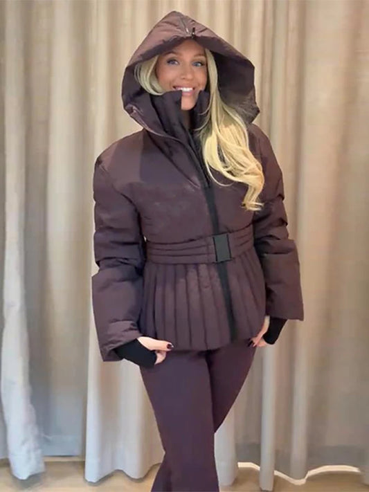 Women's Belted Jacket & Jumpsuit Options