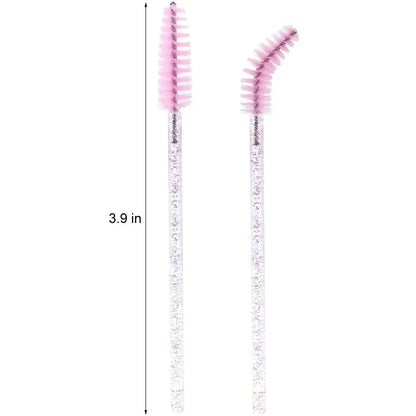Wholesale 100/500/1000pcs Eye  Beauty Tools Disposable Mascara Wands Eyelash Brush Lash Extension Colorful  Spoolies for Eyebrow