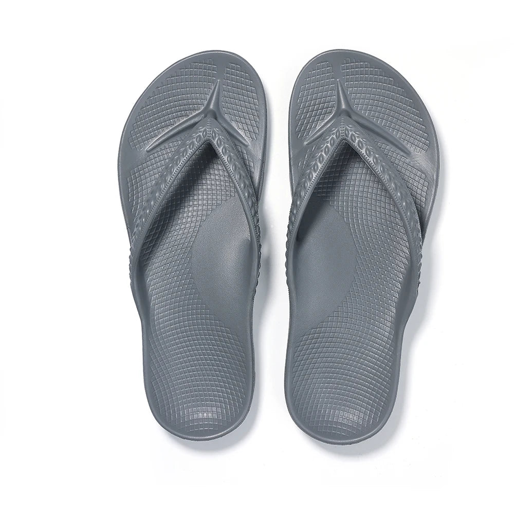Litfun Women's New Flip Flops With Arch Support Outdoor Non-slip Men Beach Sandals Comfort House Slippers For Plantar Fasciitis