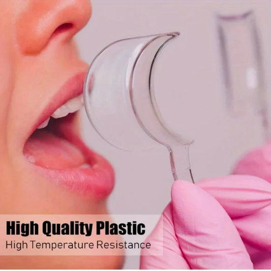 1/5PCS Transparent C-Shape Lip And Cheek Retractor For Dental Cleaning And Breath Freshening