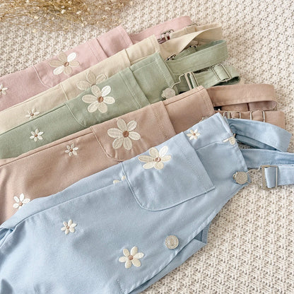 Newborn Baby Rompers Fashion Embroidery Sleeveless Knitting Infant Kids Boys Girls Strap Jumpsuits Clothes Summer Toddler Wear