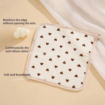 5Pcs Baby Towels, Ultra-Soft and Comfortable Newborn Washcloths, Multifunctional and Versatile, Washable Repeatedly, Soft and Skin-Friendly, Suitable for Baby Use, Perfect as a Gift