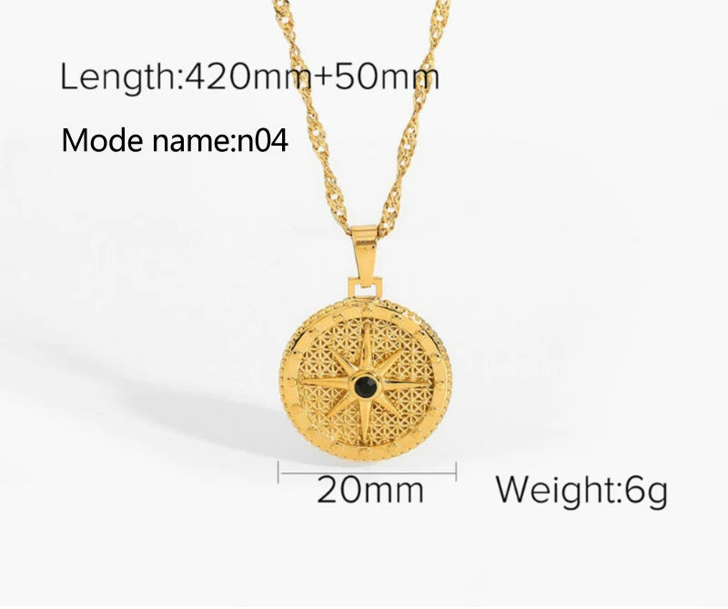 2026 Vintage Necklace On Neck Chain Women's Jewelry Accessories For Girls Clothing Aesthetic Gifts Fashion Pendant