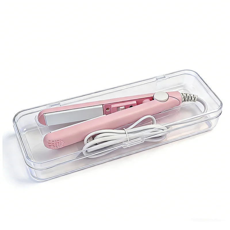 3 in 1 Electric Hair Straightener Hair Iron Straightening Hot Comb Mini Professional & Curling Iron Styling Tools Flat Iron