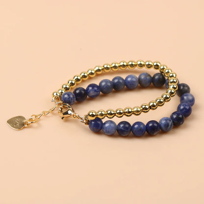 Kawaii Trendy Natural Stone Bead Bracelet Baby Girls Lobster Clasp Accessories Girls Yoga Christmas Wedding Gift Jewelry Charm