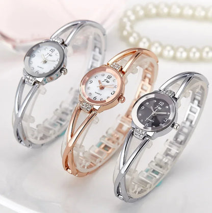 New Fashionable Women Bracelet Watch Woman Watches Small Dial Quartz Popular Leisure Watch-Bracelet Time Woman Elegant Watches